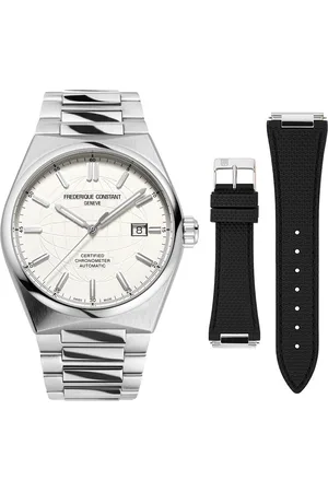 Frederique Constant Frédérique Constant Highlife Automatic Cosc Heren Horloge Zilverkleurig FC-303S4NH6B