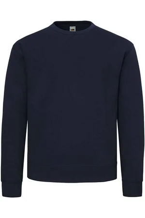 Fruit Of The Loom Heren Superkatoenen Sweatshirt (Deep Navy)