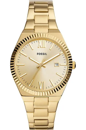 Fossil Scarlette Dames Horloge Goudkleurig ES5299