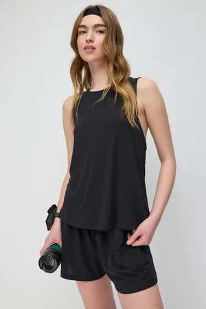No Matter What Apparel Modale Kruisrug Lange Tank Top
