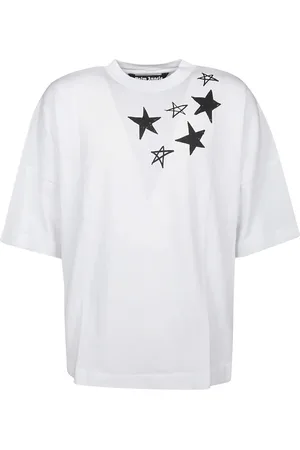 Palm Angels Vallende sterren overlogo oversized T-shirt