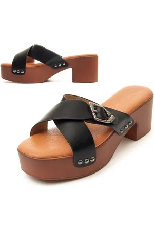 Montevita Heel Sandal Clogsand2 In Negro