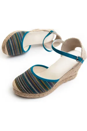 Montevita Wedge Sparto Valencias5 in blauw