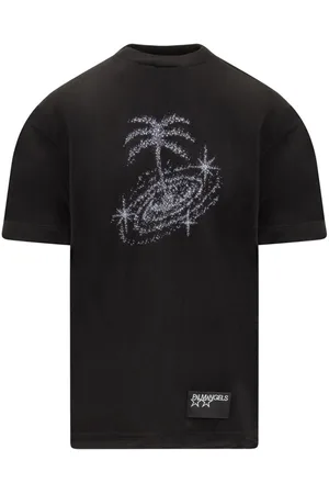 Palm Angels Glinsterde Galaxy Design T-shirt