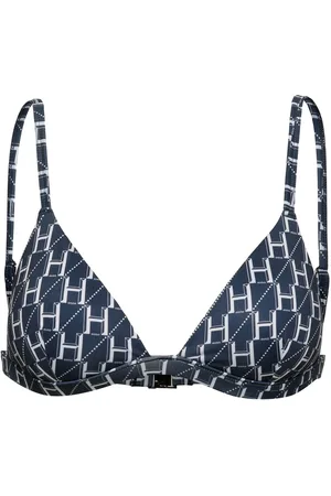 HUGO BOSS Dames Monogram Triangle Bikinitop in Multi kleur