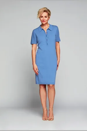 Mart Visser Bryce Polo Jurk Licht Blauw