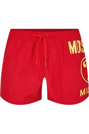 Moschino Grote Milano logo rode korte zwemshort