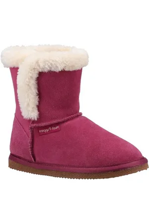 Hush Puppies Meisjes Ashlynn Suede Slippers (Rose)