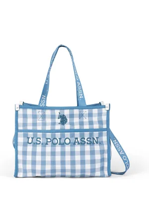 U.S. Polo Assn. Strandtas Klein Winkelen Lichtblauw