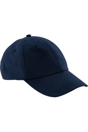 Beechfield Unisex Outdoor Waterdichte 6 Panel Baseball Cap (Pakket van 2) (Marineblauw)