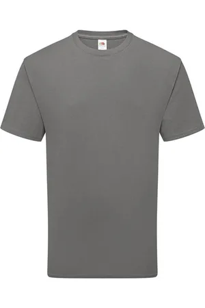 Fruit Of The Loom Katoenen uniseks T-shirt voor volwassenen (Licht Grafiet)