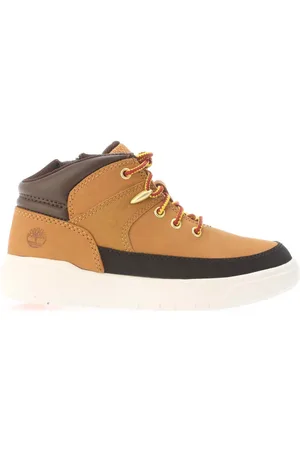 Timberland Kinder Seneca Bay Mid Lace-Up Zip Hiker Laarzen in Tarwe voor jongens