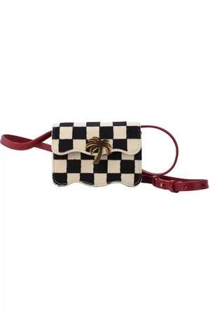 Palm Angels Accessoires Micro Damier Strandtas in Goud
