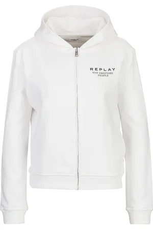Replay Sweatshirt French Terry Katoen-Poly
