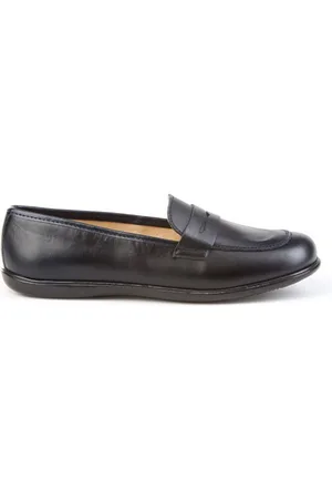 Angelitos Schoolmocassins gemaakt van leer