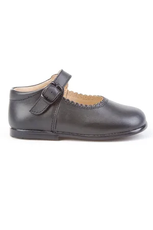 Angelitos Merceditas-type schoen gemaakt van leer