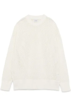 AMISH Sweatshirts Crew Neck Over Man Katoen Net Marmer
