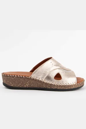 Purapiel Sandalen Met Een Sleehak Leida3