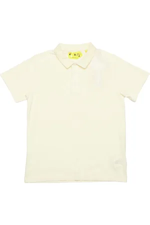 OFF-WHITE Off White Juniors Rubber Arrow Polo Shirt in Off White voor jongens