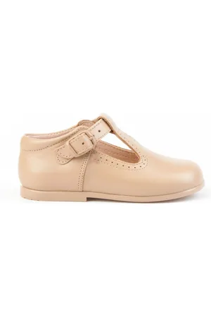Angelitos Merceditas-type schoen gemaakt van leer