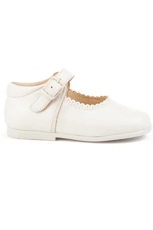 Angelitos Merceditas-type schoen gemaakt van leer