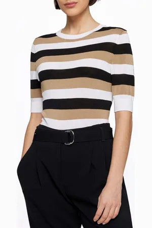 HUGO BOSS Dames Facuba Sweater in Multi kleur