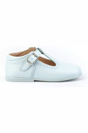 Angelitos Merceditas-type schoen gemaakt van leer
