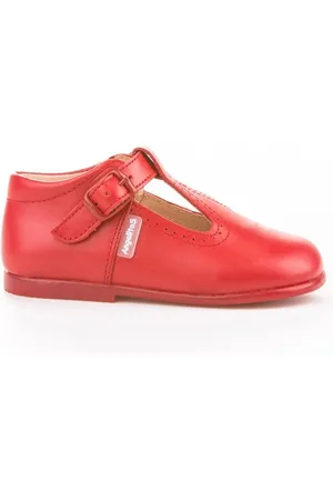 Angelitos Merceditas-type schoen gemaakt van leer
