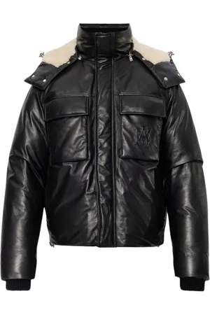 AMIRI Effen leren donsjack