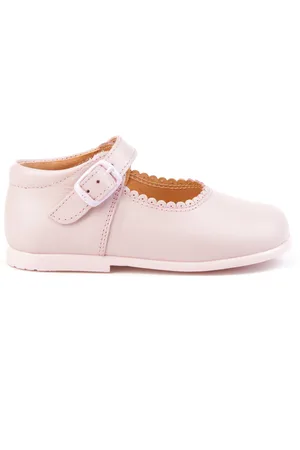 Angelitos Merceditas-type schoen gemaakt van leer