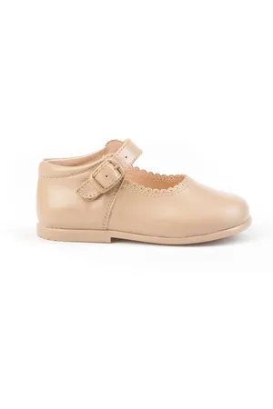 Angelitos Merceditas-type schoen gemaakt van leer
