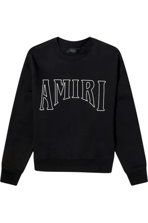 AMIRI Sun-afbeelding op het zwarte sweatshirt aan de achterkant