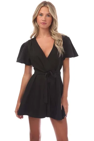 Superdry Dames Vintage Mini Wrap Dress in