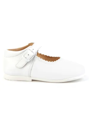 Angelitos Merceditas-type schoen gemaakt van leer