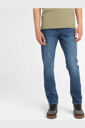 Timberland Heren Sandown Stretch 5 Pocket Slim-Fit Jeans in Indigo