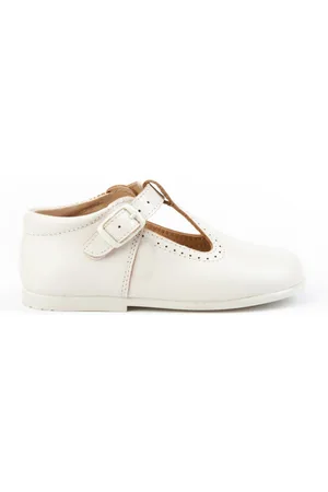 Angelitos Merceditas-type schoen gemaakt van leer