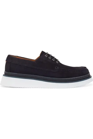 HUGO BOSS Heren Rainard Derbyschoenen in Donkerblauw