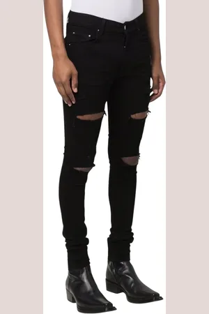 AMIRI Slim-fit Thrasher Plus zwarte denimjeans