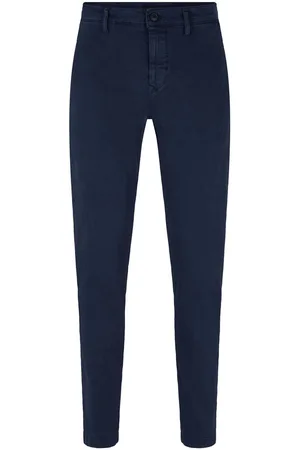 HUGO BOSS Heren Schino Taber-1 Broek in Donkerblauw