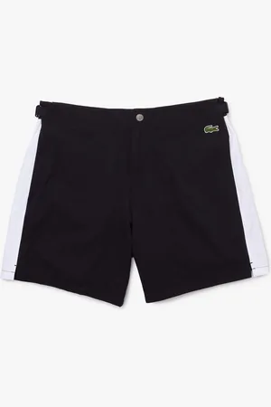 Lacoste Heren Quick Dry zwembroek in marineblauw