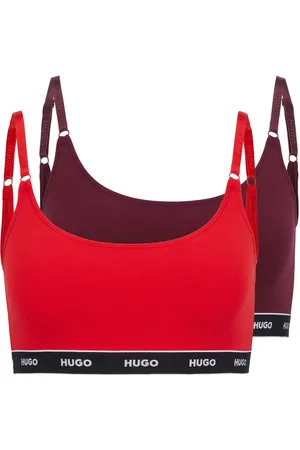HUGO BOSS Dames 2-pack Bralettes in