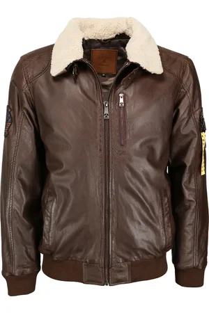 Top Gun Leren jas TG20193144