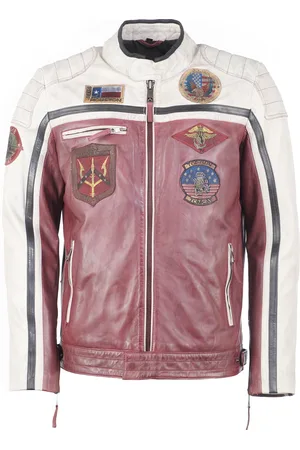 Top Gun Leren jas TGJ1005