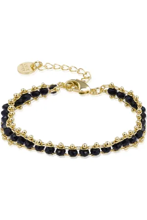 Luxenter 925 Sterling Zilveren Armband met Kristal in 18K Geel Goud - Lailai