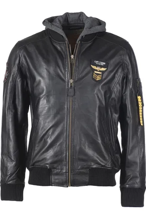 Top Gun Leren jas TGJ1004