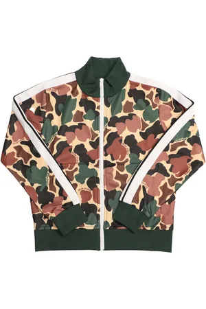 Palm Angels Juniors Track Top met allover print in voor jongens