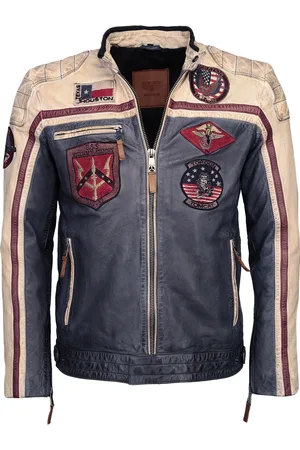 Top Gun Leren jas TGJ1005