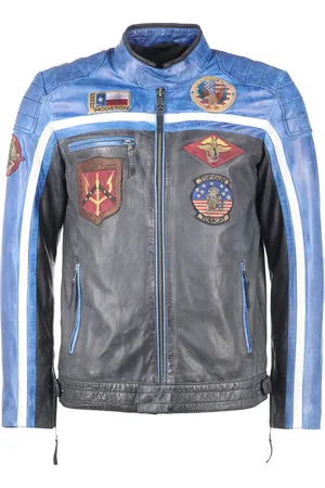 Top Gun Leren jas TGJ1005