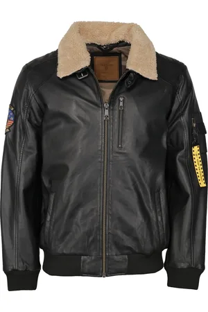 Top Gun Leren jas TG20193144