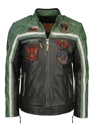 Top Gun Leren jas TGJ1005
